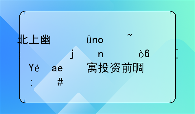 北上广深四个城市的集中式长租公寓投资前景怎么样？